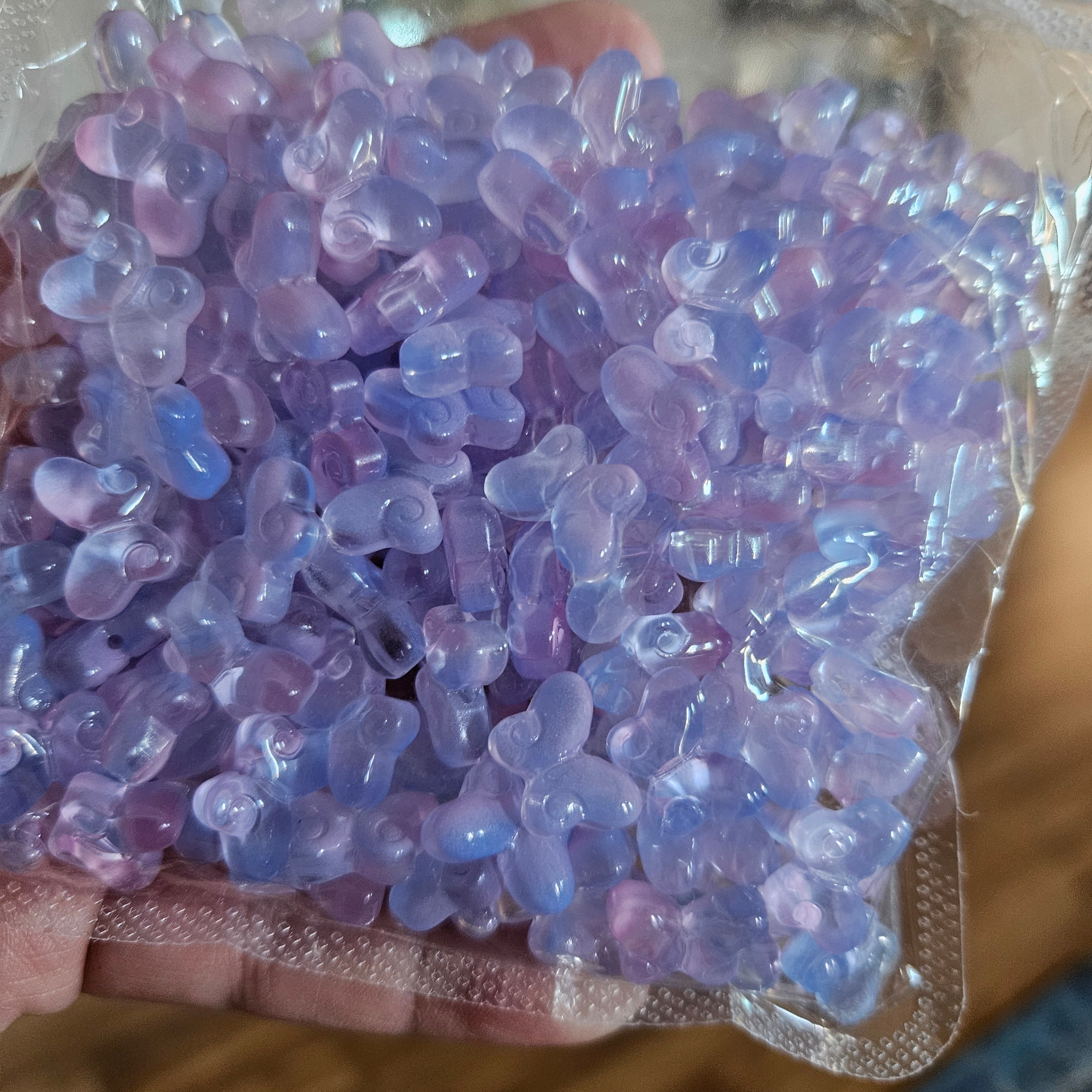 Lavender Butterflies with Aura