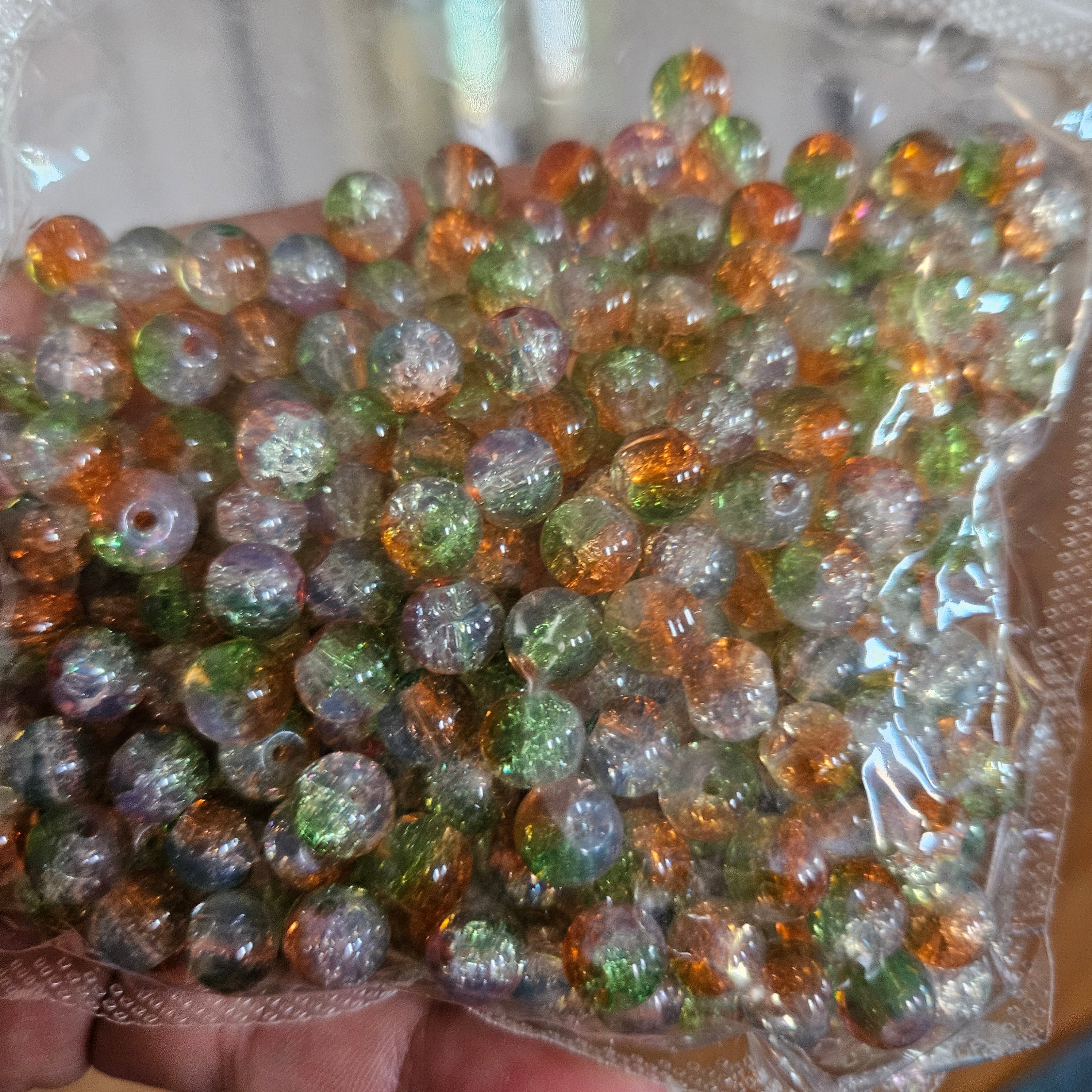 Green and Orange Confetti