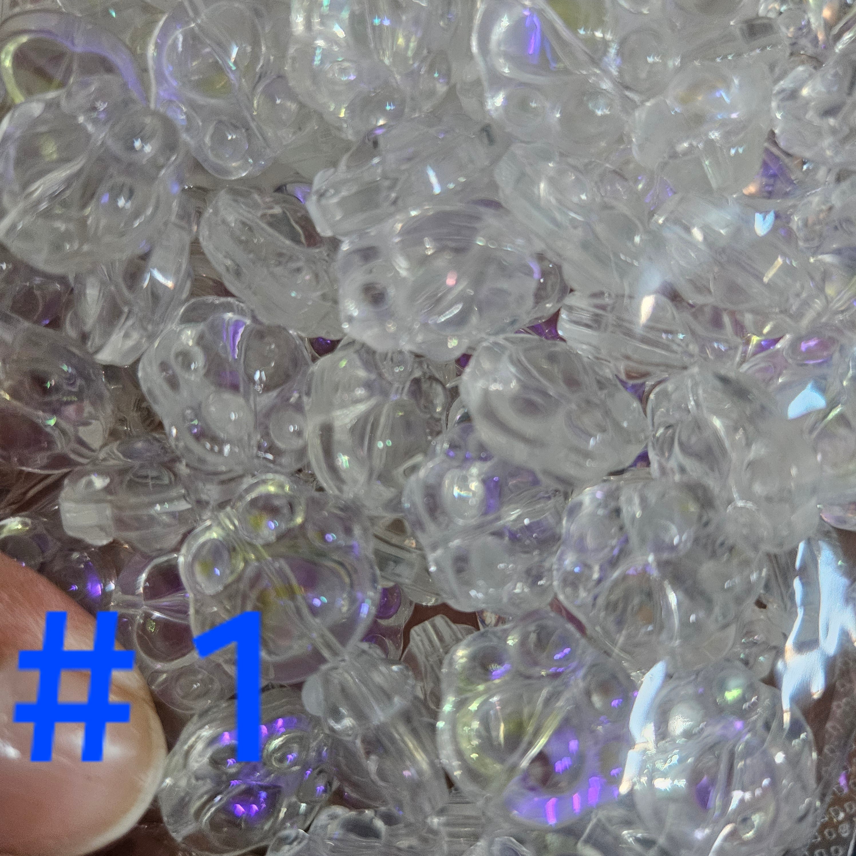 Clear Cat Paw with Aura Coating