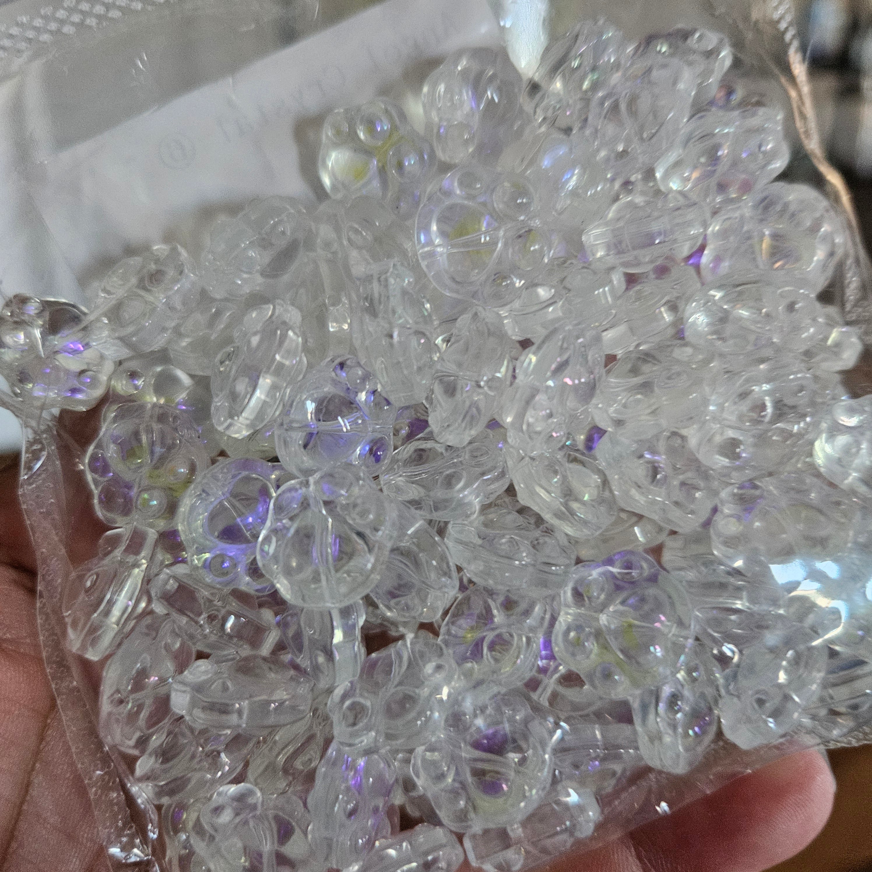 Clear Cat Paw with Aura Coating