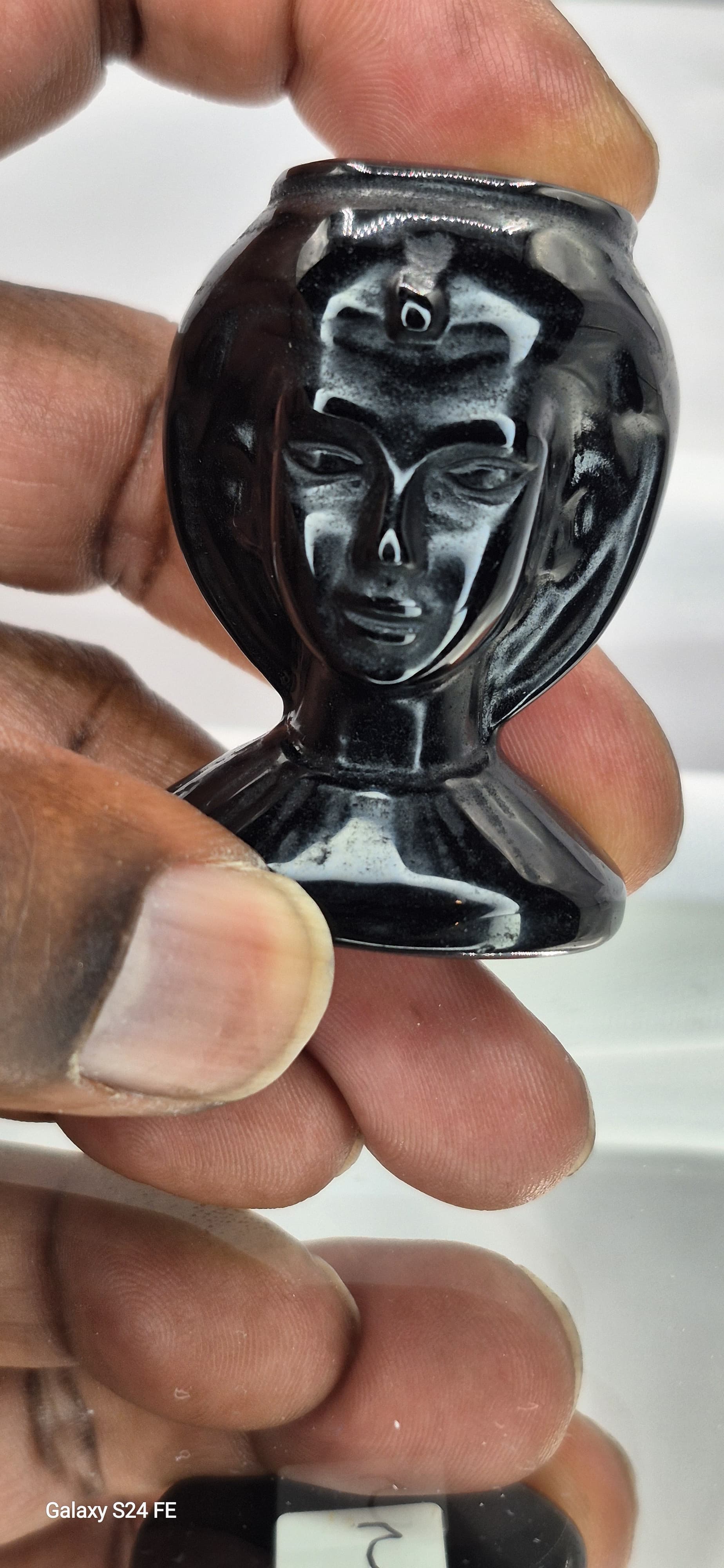 ⚖ Ma’at- Egyptian Obsidian Carving