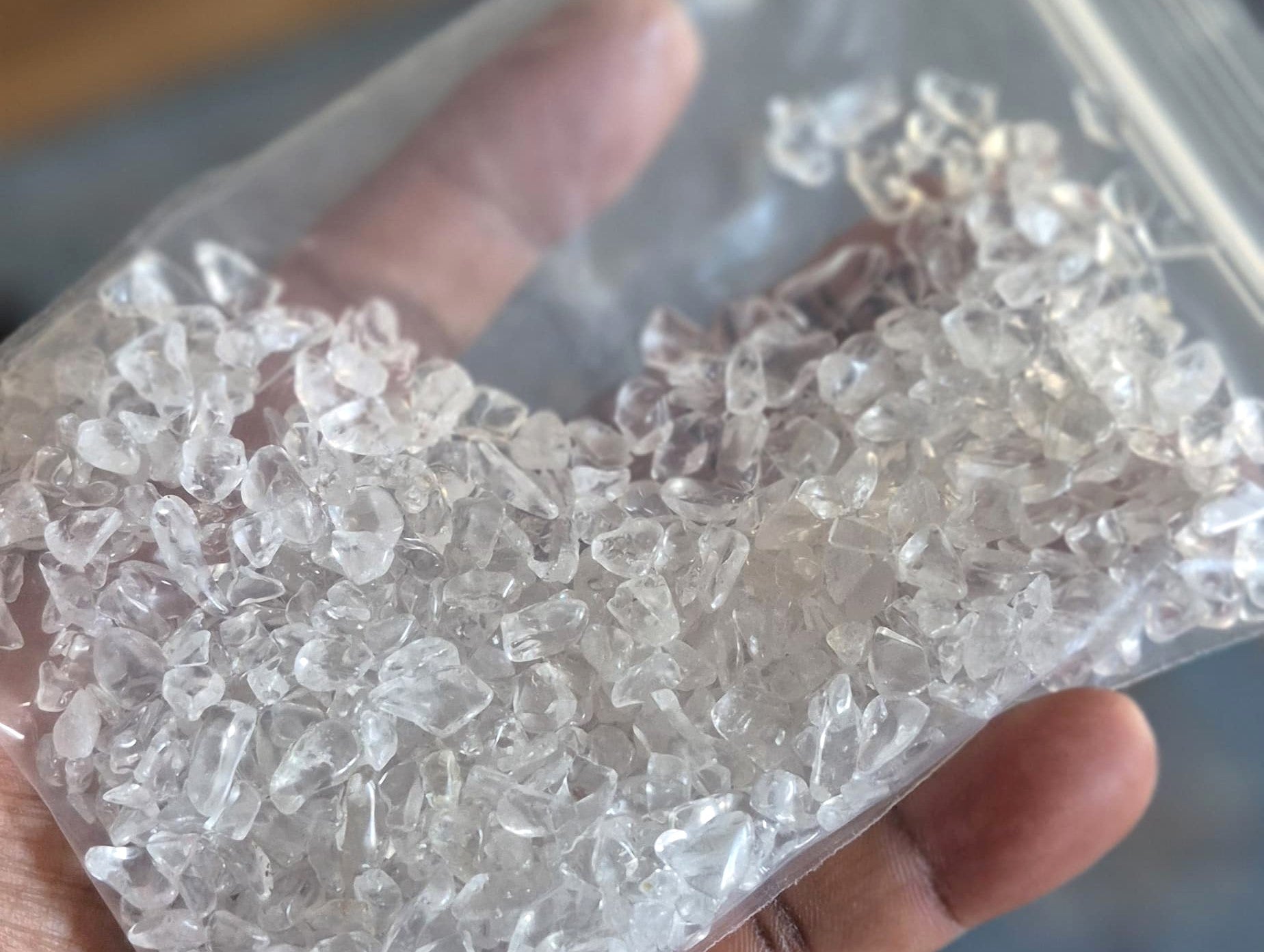 Clear Quartz Chip Stone