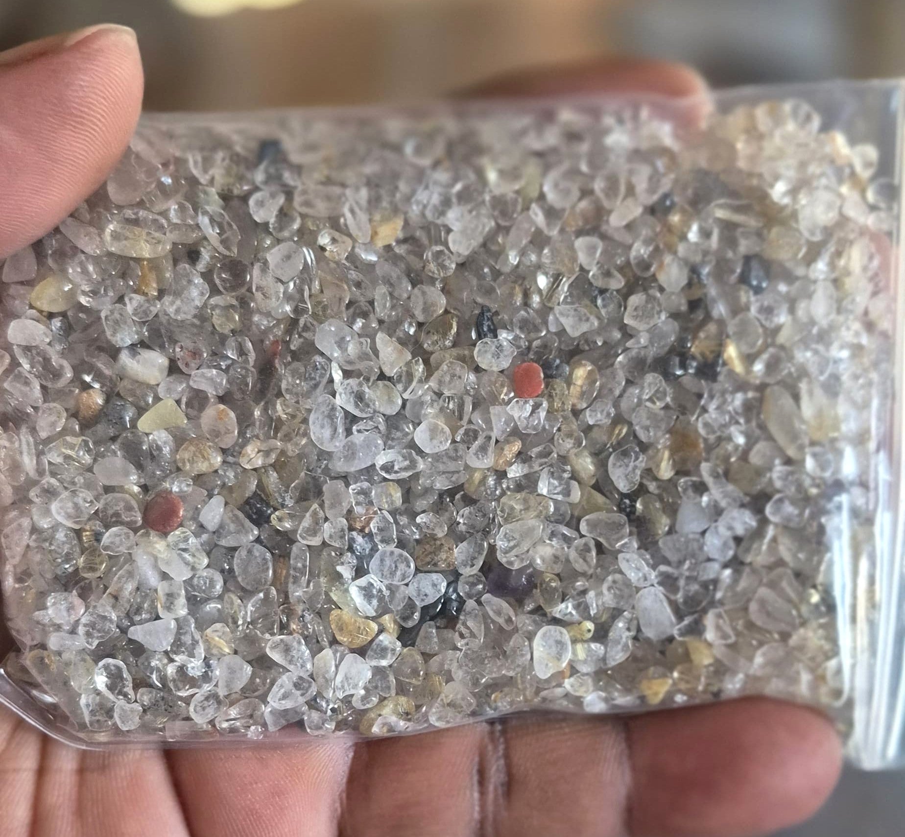 SML Golden Rutile Chip Stone