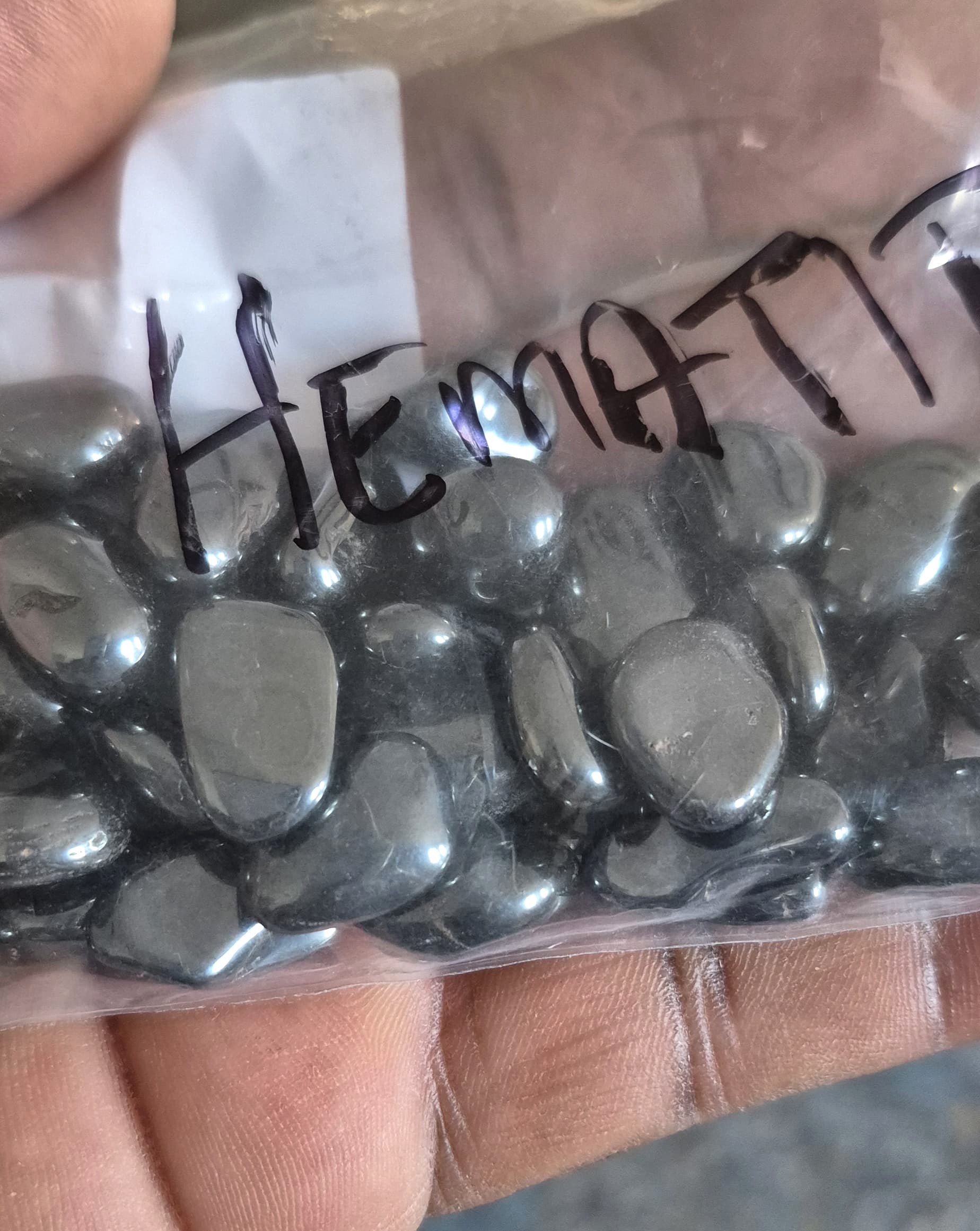 LRG Hematite Chip Stone