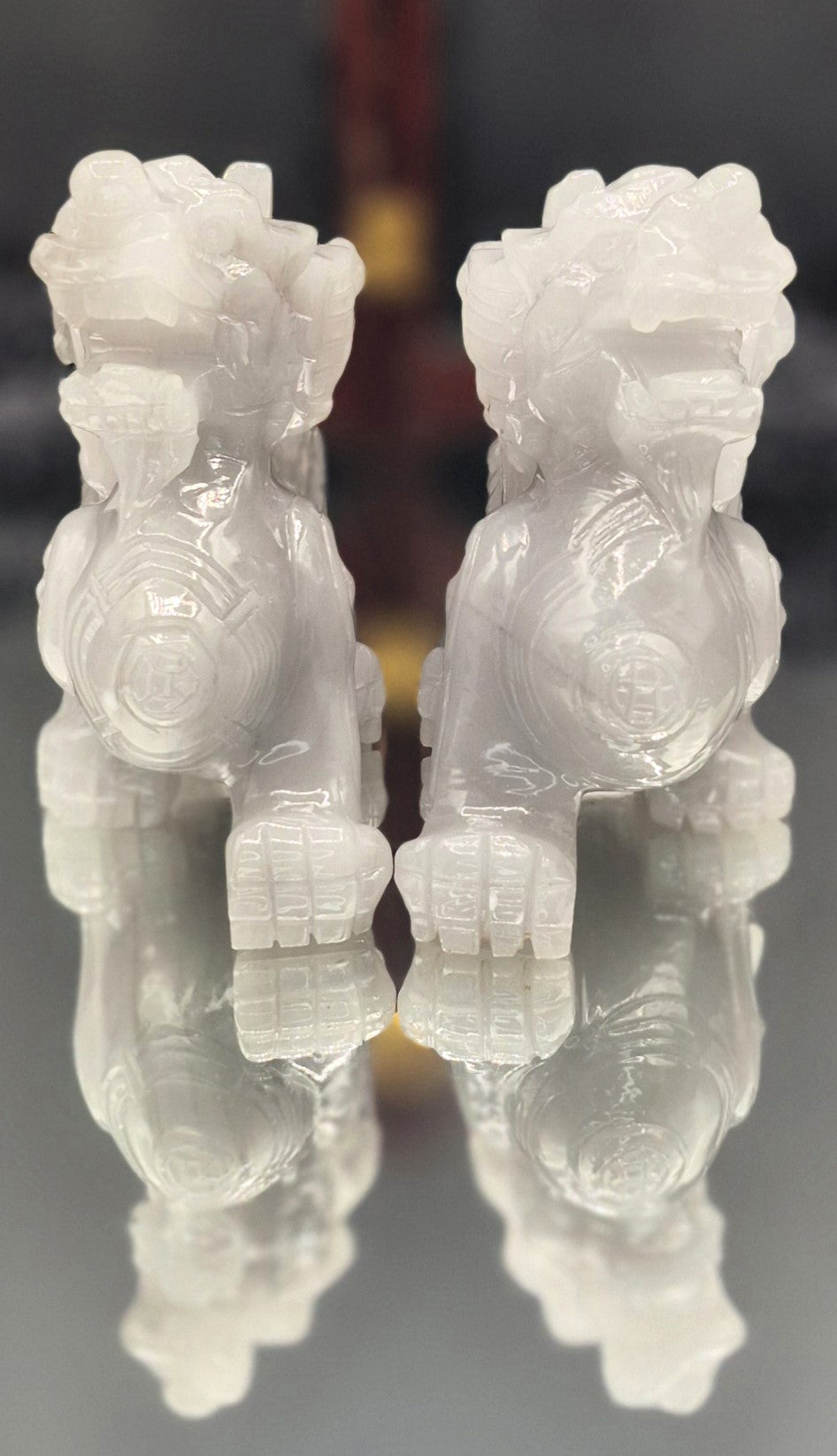 🐉 Water Agate Dragon Carving - Sold Seperately