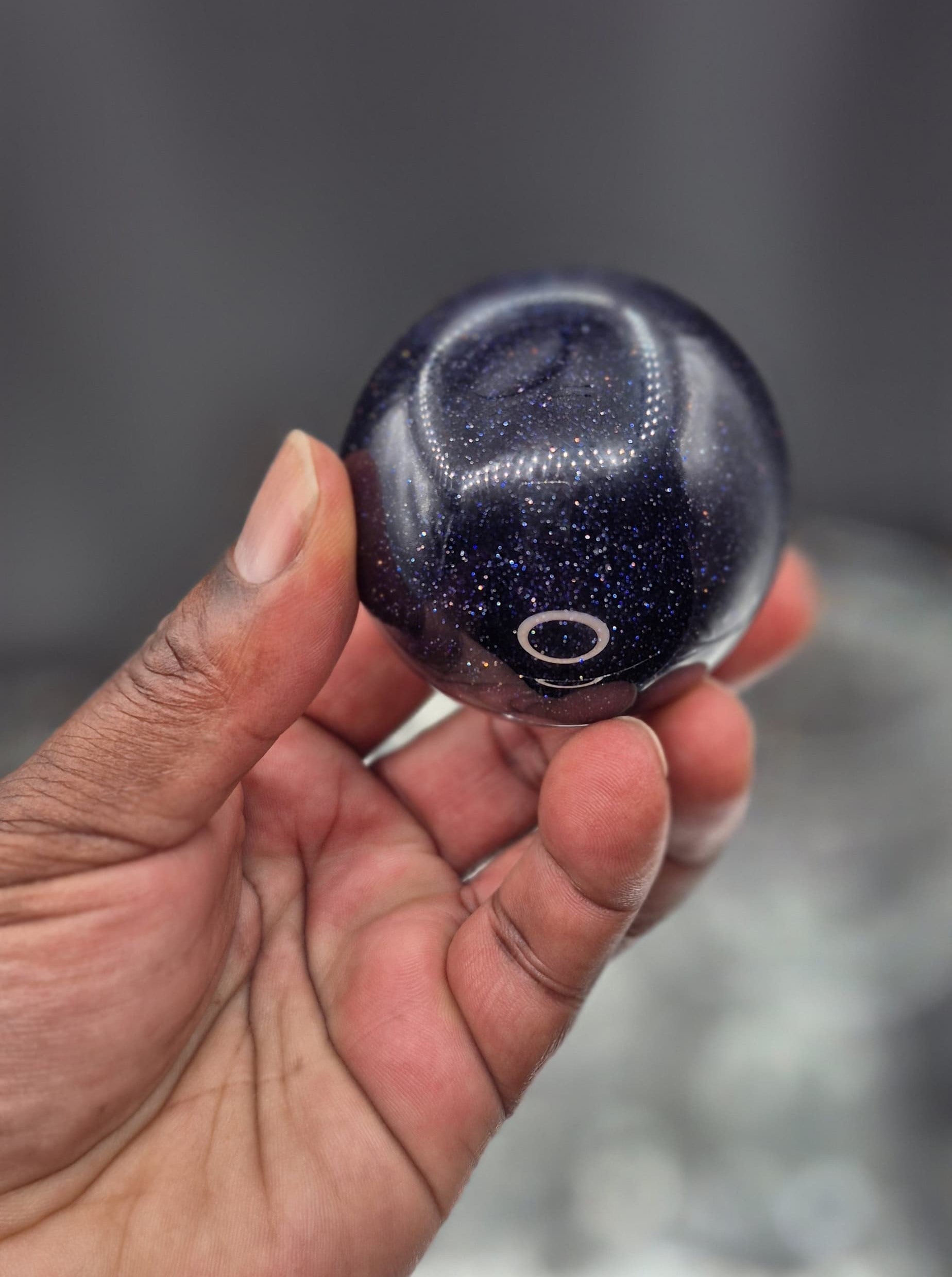 🌌 Blue Sandstone Sphere