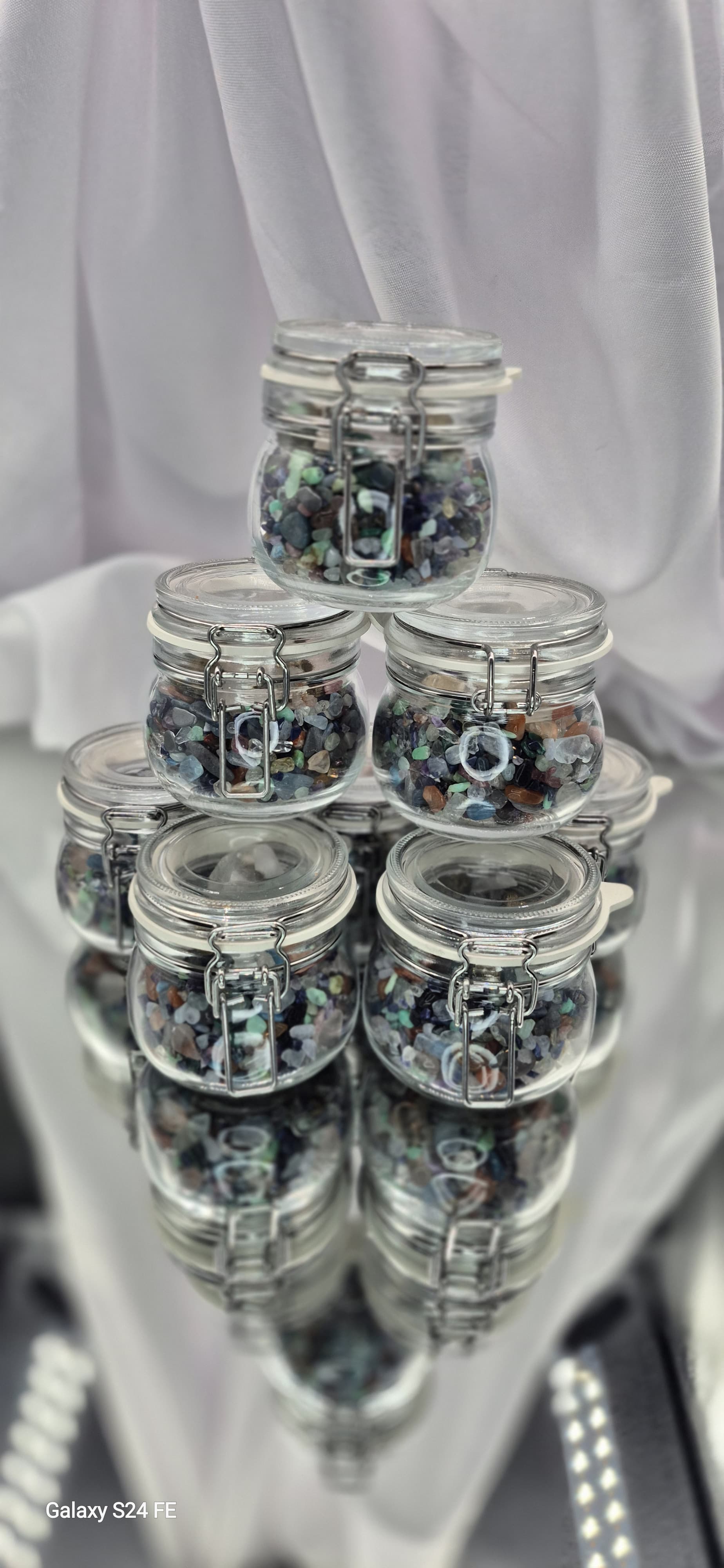 🌟 3 oz Crystal Chip Jar with Surprise Stone