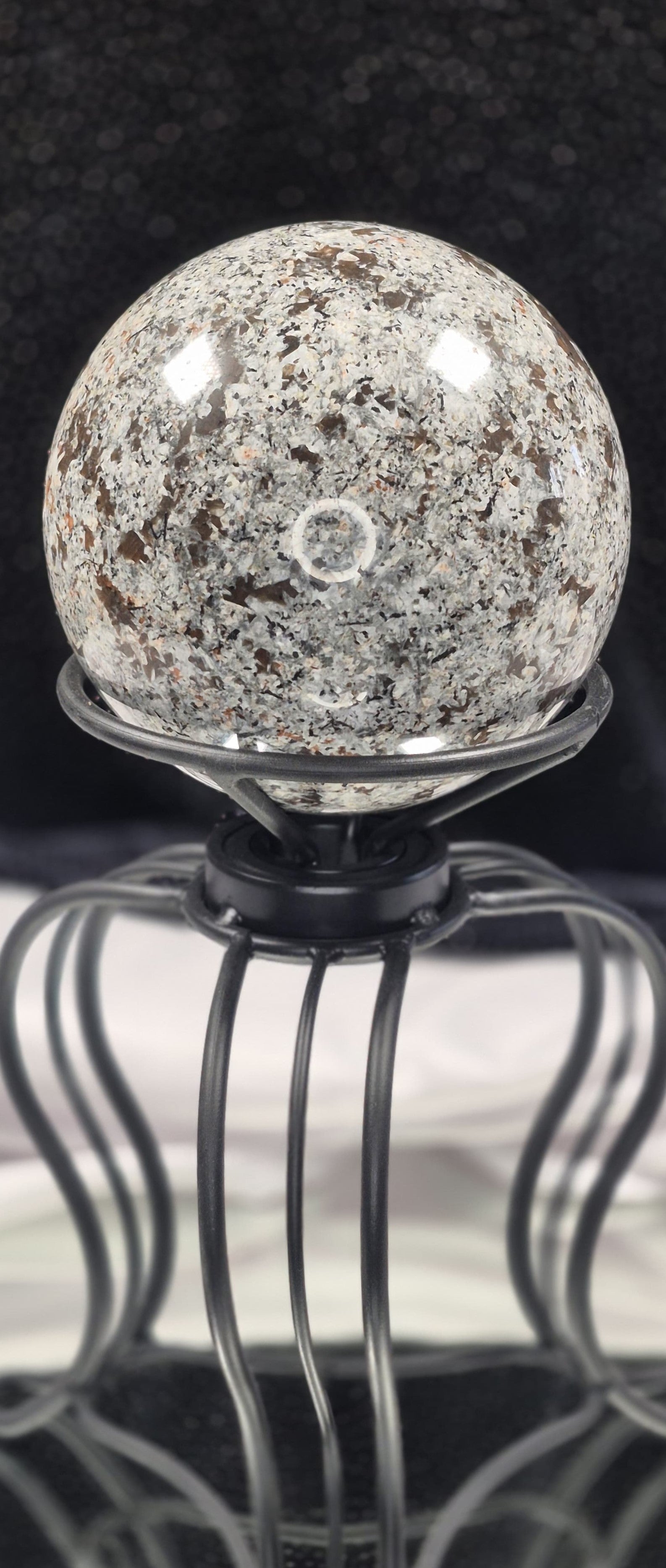 🌸 XLG Flower Yooperlite Sphere - Holder Sold Separately