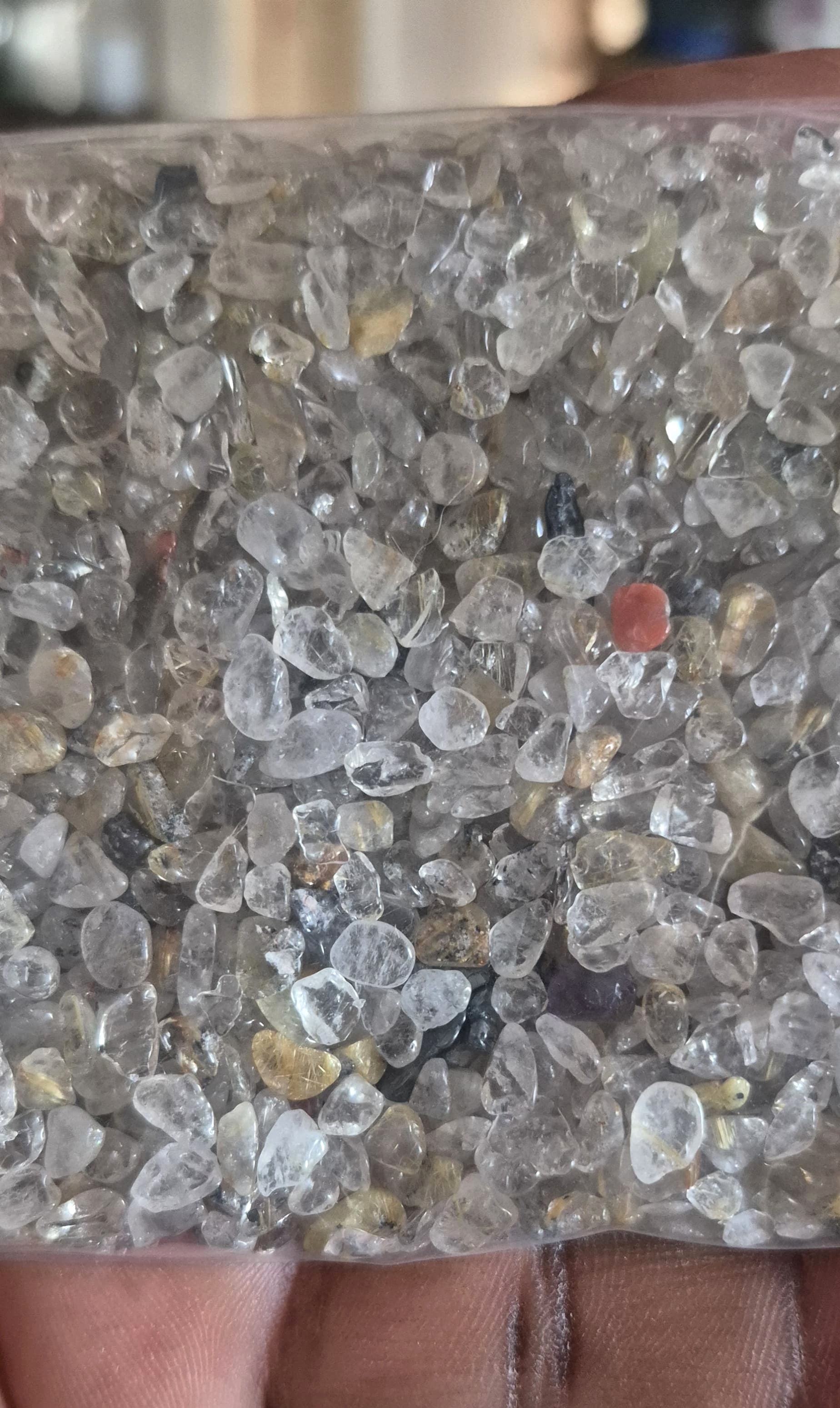 SML Golden Rutile Chip Stone