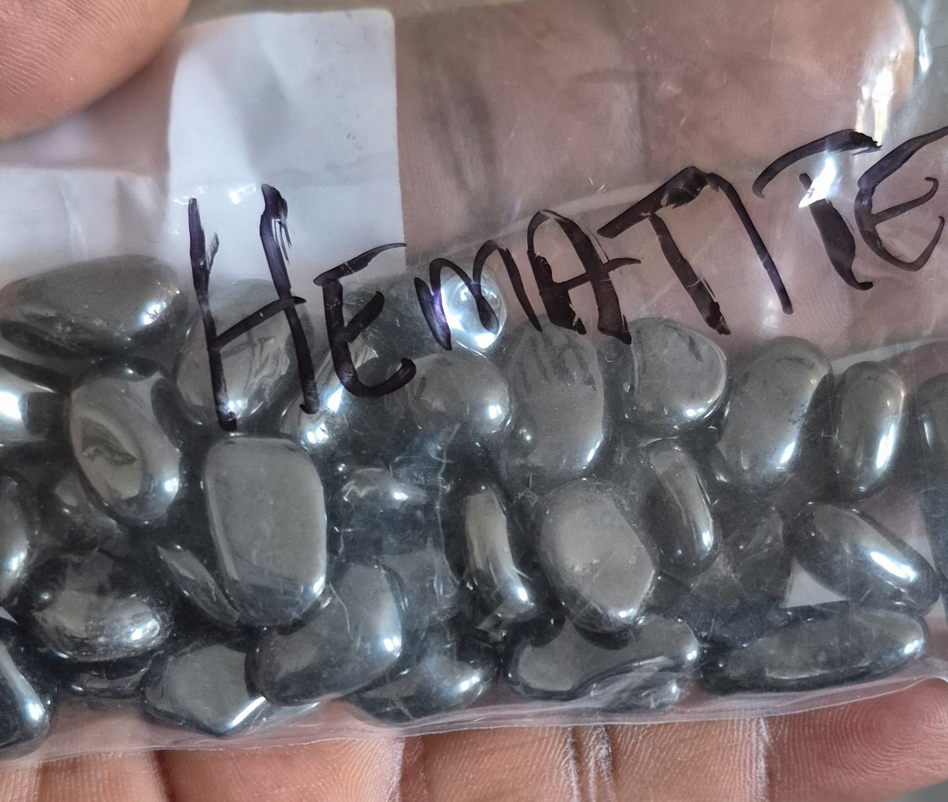 LRG Hematite Chip Stone
