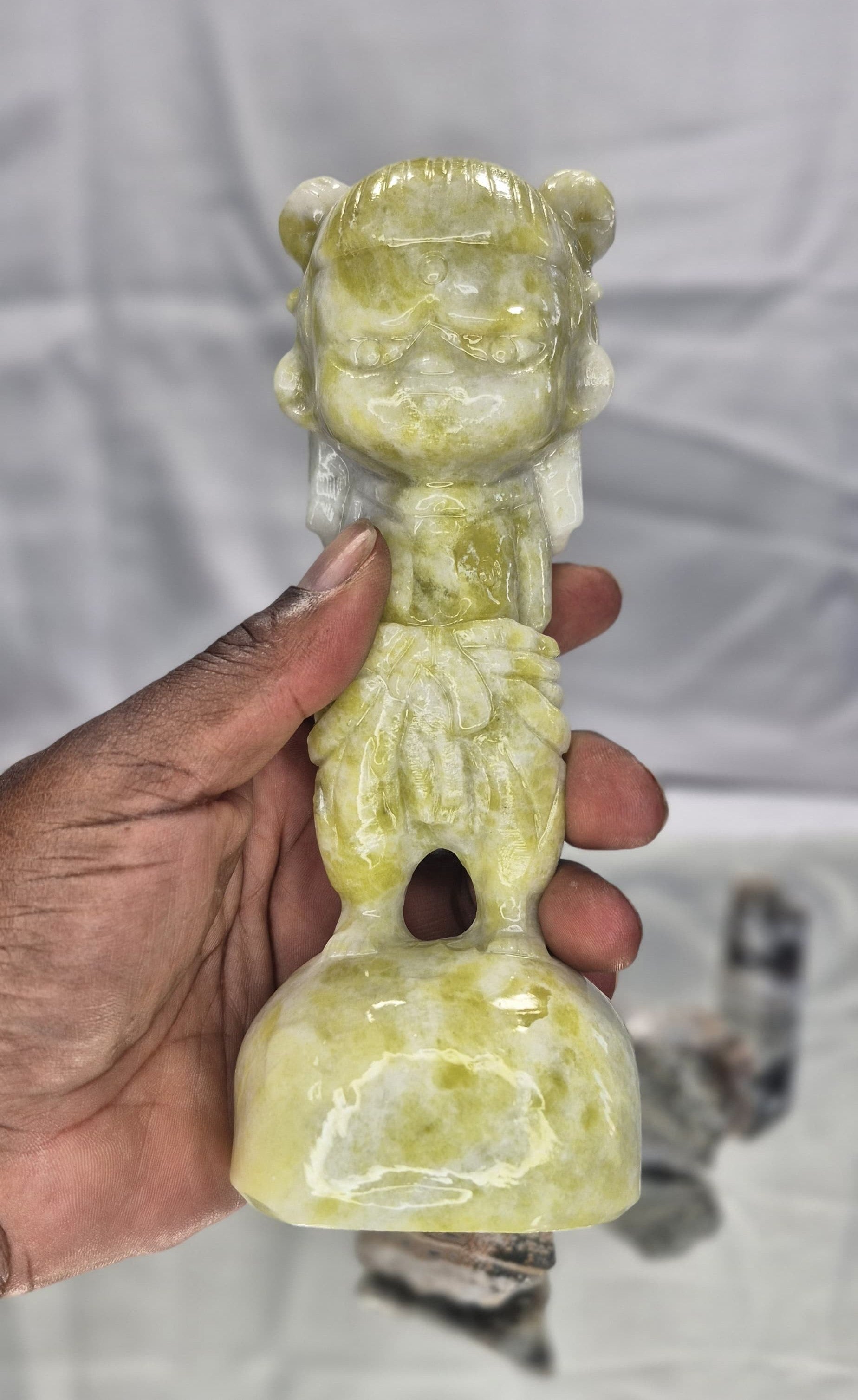 💚 Ne Zha Serpentine Figurine (7")