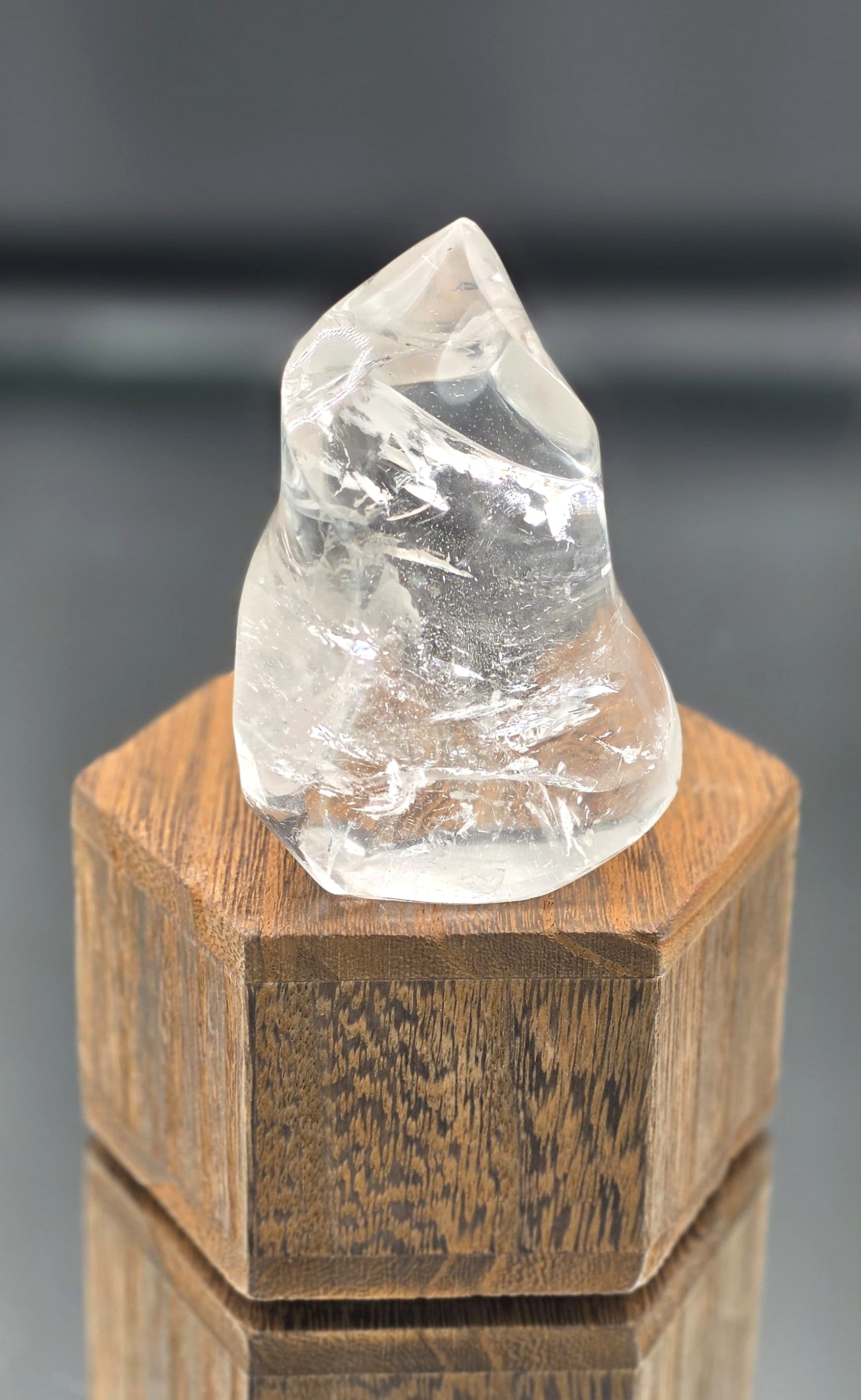 🤍🔥 Clear Quartz Flame