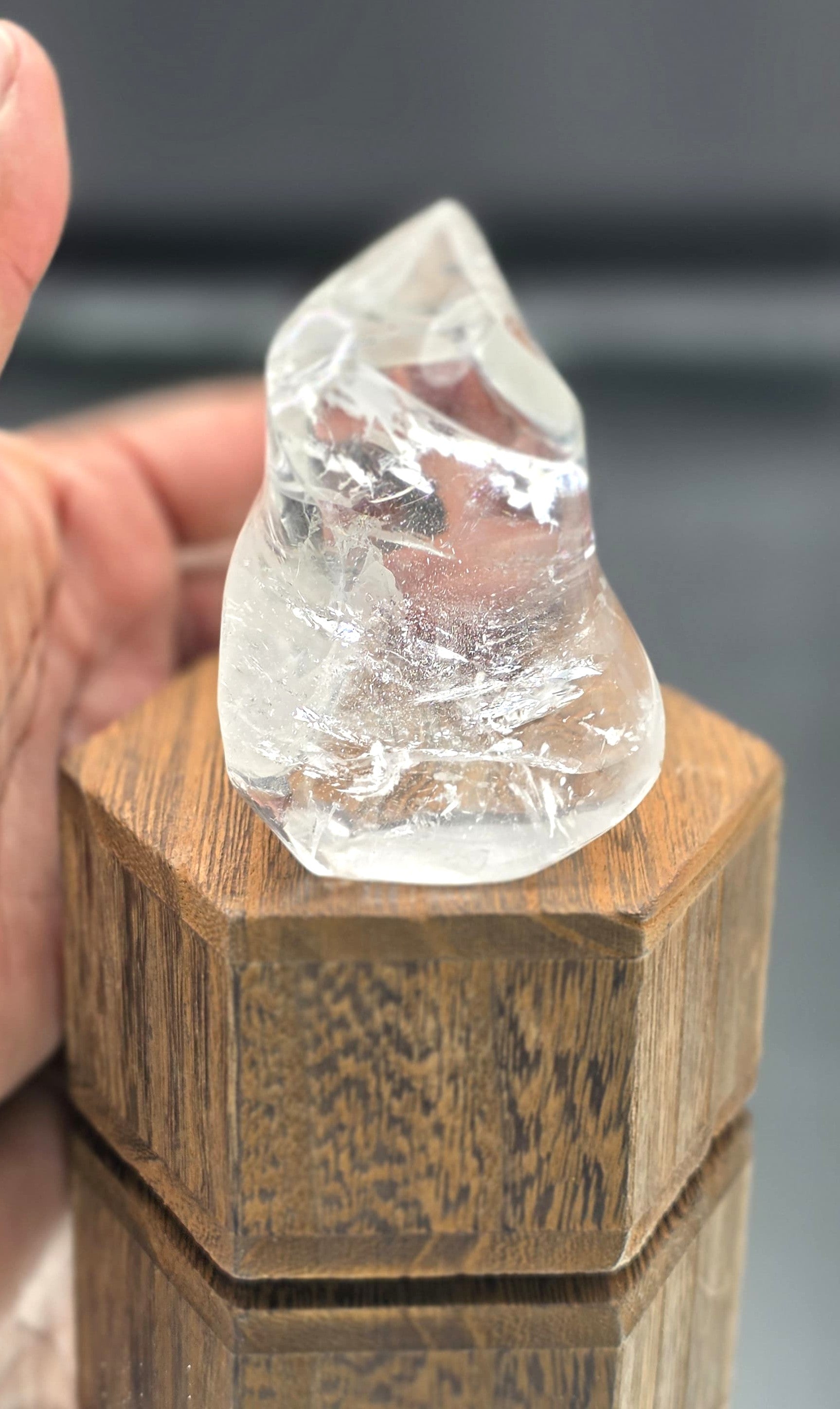 🤍🔥 Clear Quartz Flame