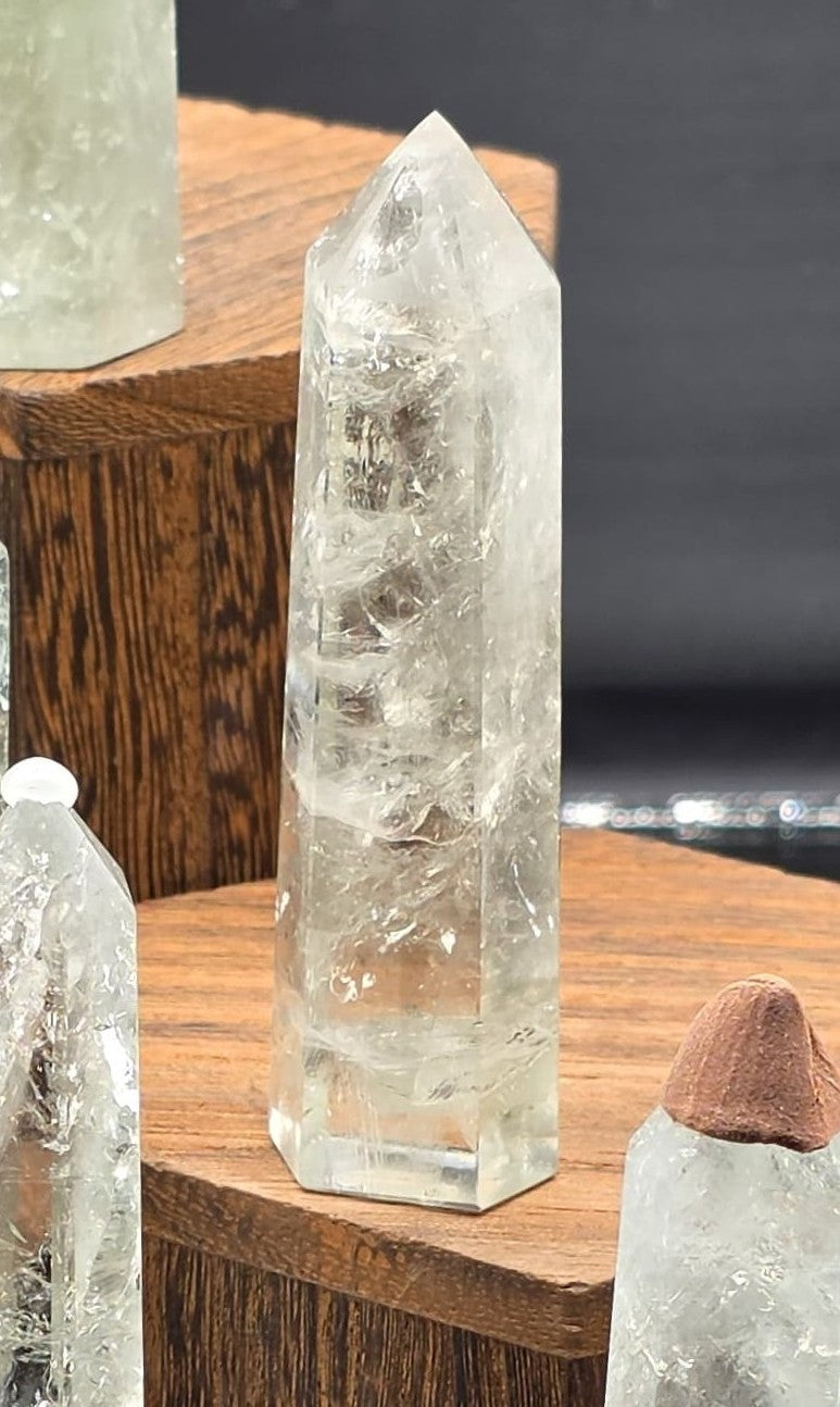 💚 Prasiolite (Green Amethyst) Tower