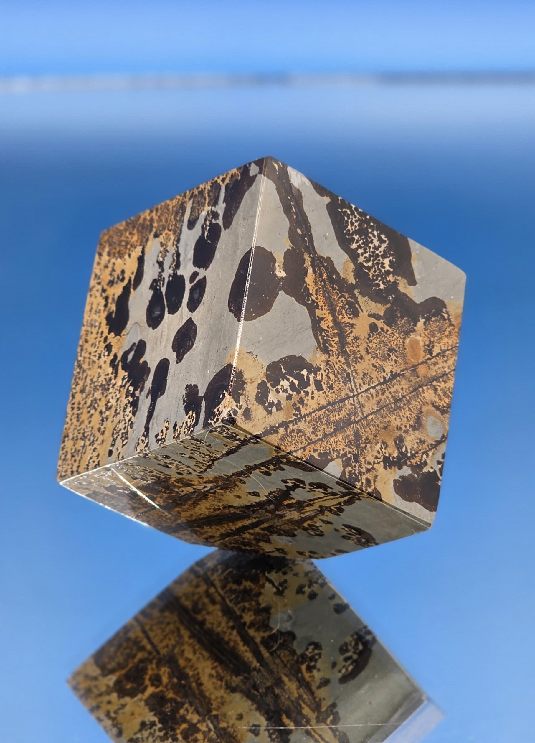 🤎 Picture Jasper Cube