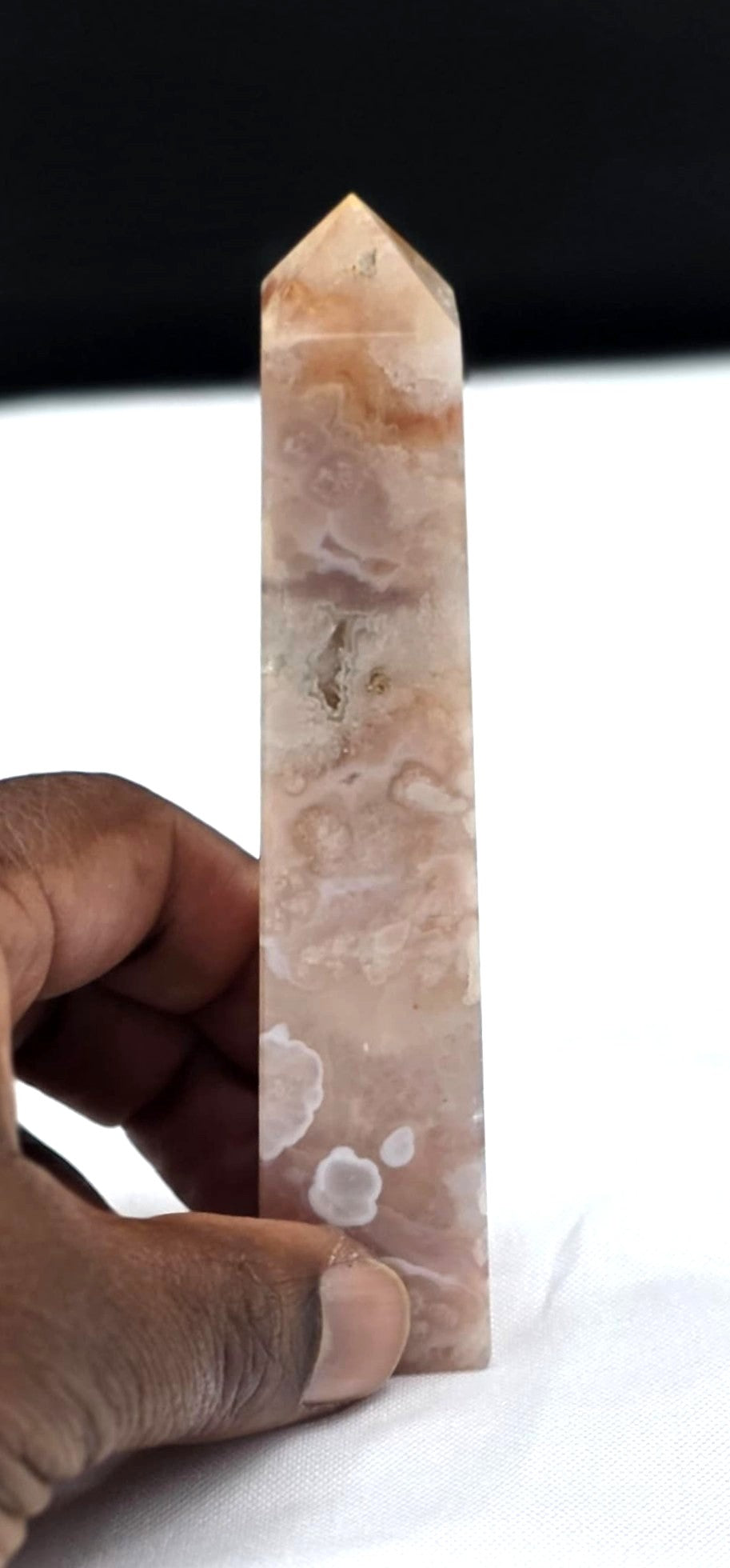 💗 Pink Amethyst Druzy Tower