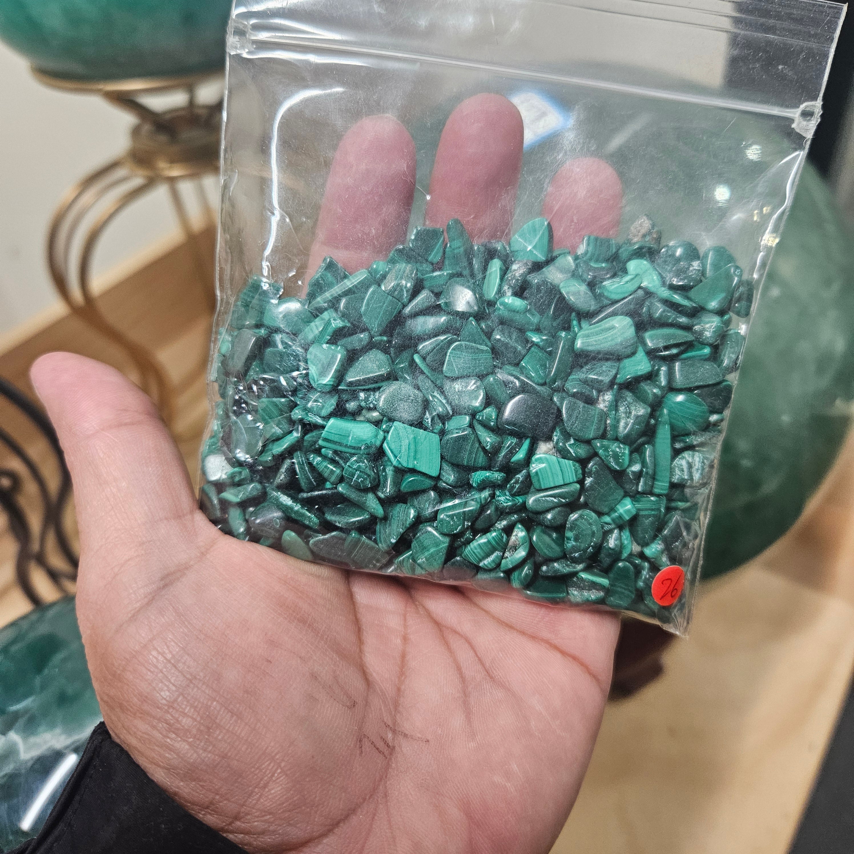 💚 Malachite Chipstone Bag (8 oz)