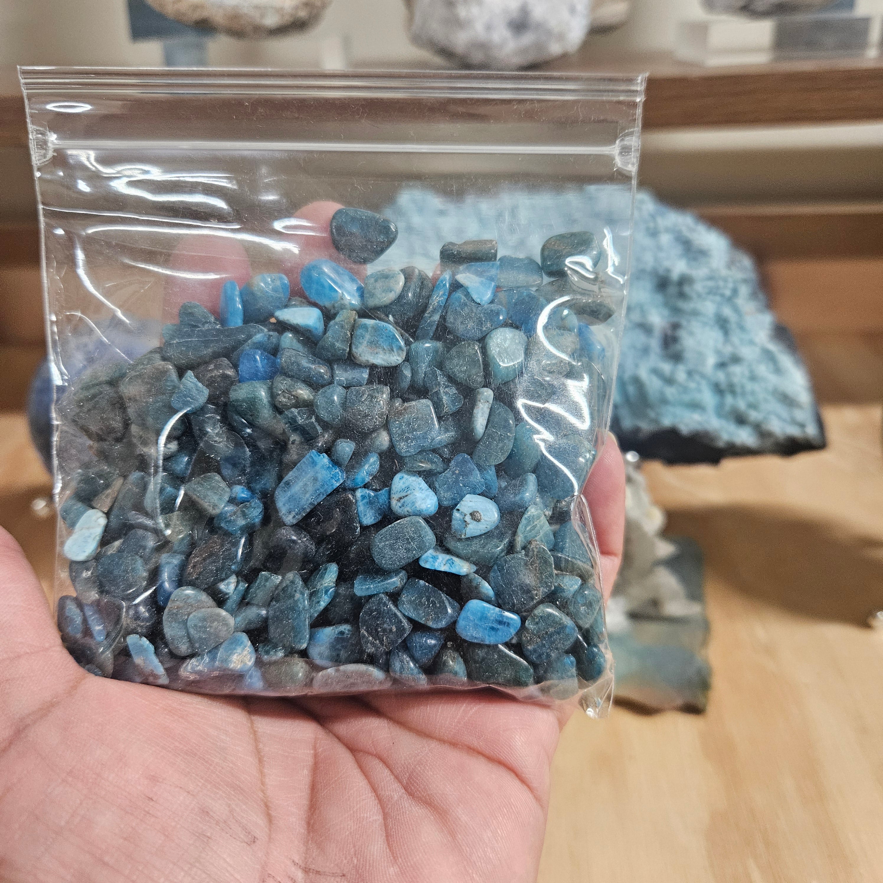 💙 Blue Apatite Chipstone Bag (8 oz)