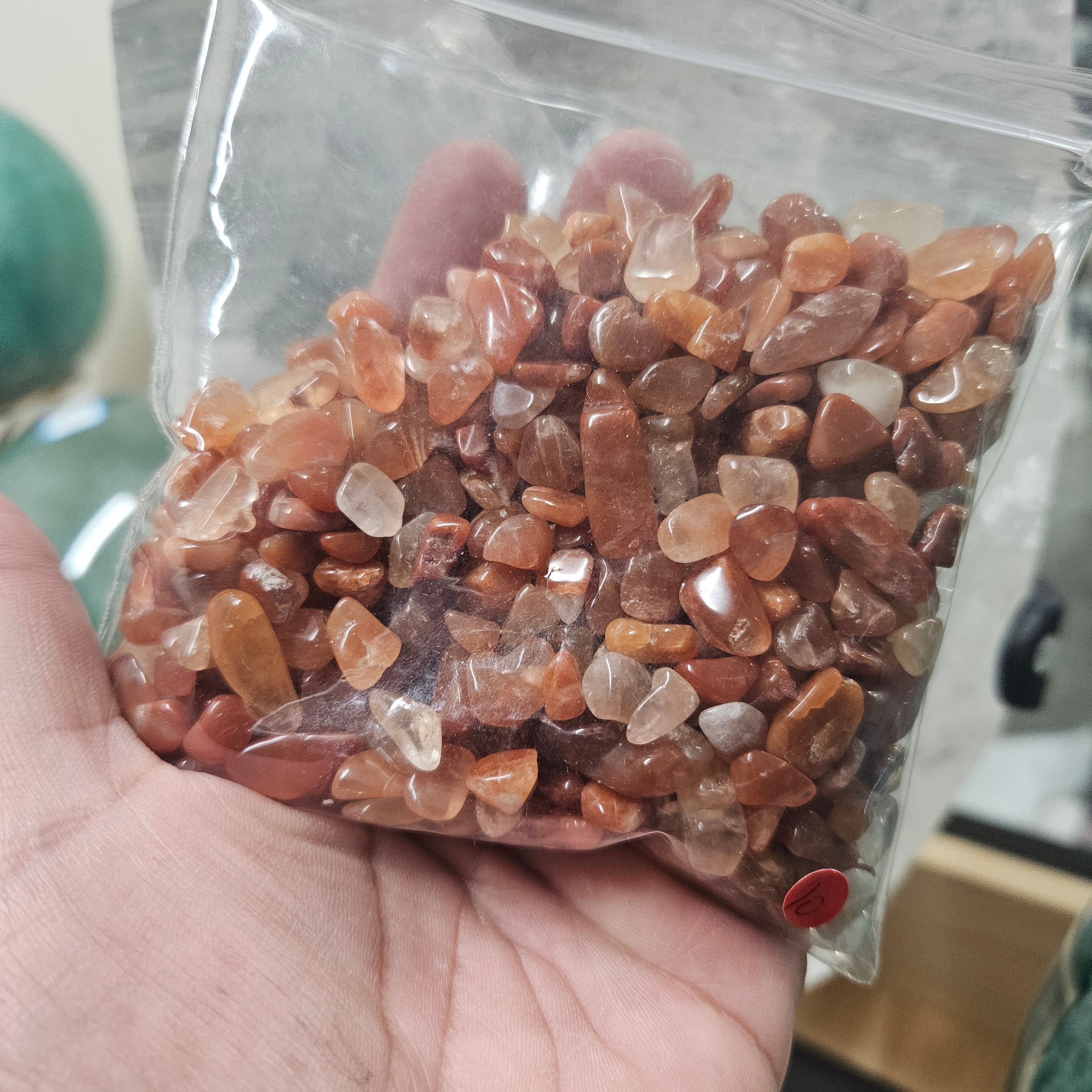 🧡 Carnelian Chipstone Bag (8 oz)